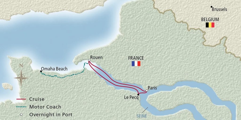 Christmastime in Paris Map