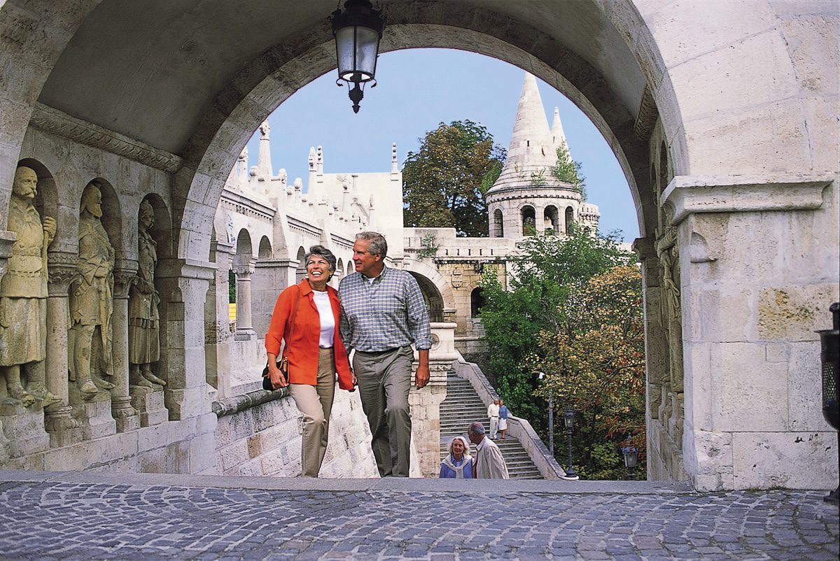 Couple enjoying a shore excursion