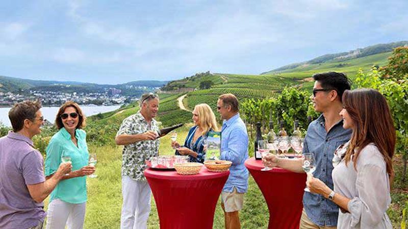 River cruise wine groups