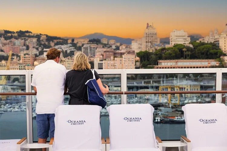 Adult only enjoying Oceania Cruises